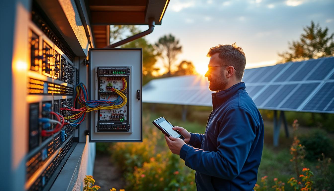 Illustration: Le rôle des réseaux intelligents dans la transition énergétique et la gestion des énergies renouvelables