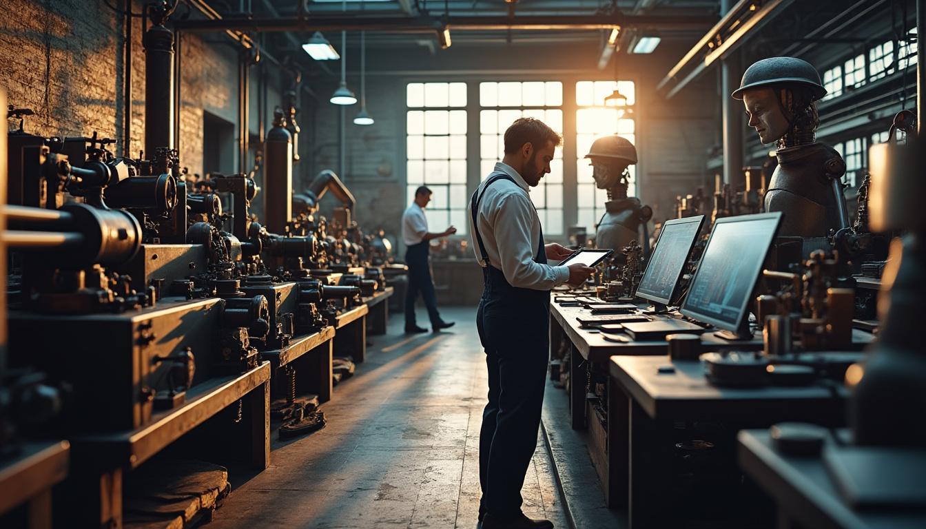 Illustration: Contexte historique : des premières révolutions industrielles à l’industrie 4.0