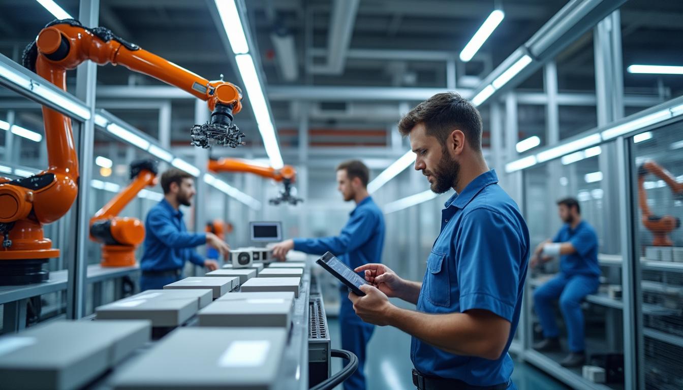 Illustration: Définition de l’automatisation industrielle et ses domaines d’application