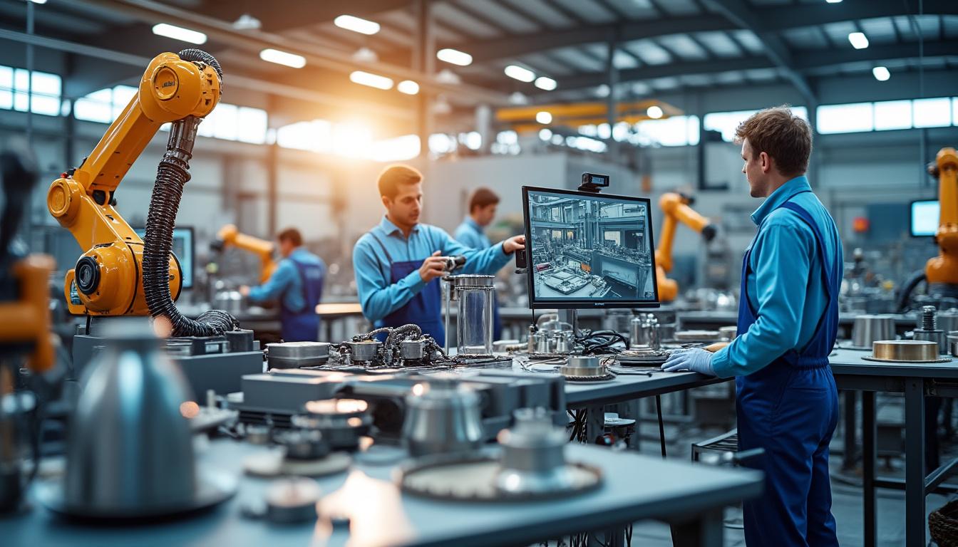Illustration: Présentation des principaux avantages de l’automatisation industrielle
