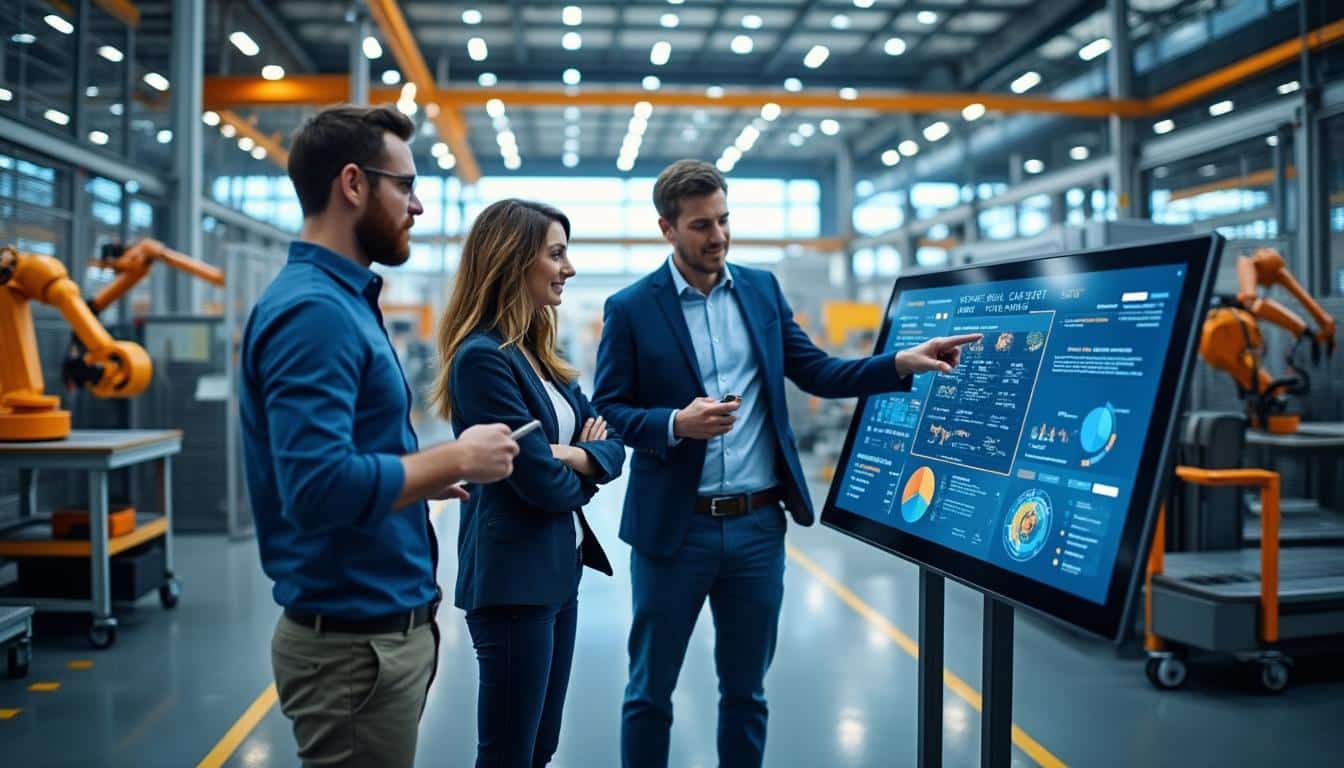Illustration: Les enjeux et bénéfices de la transformation digitale industrielle pour le secteur