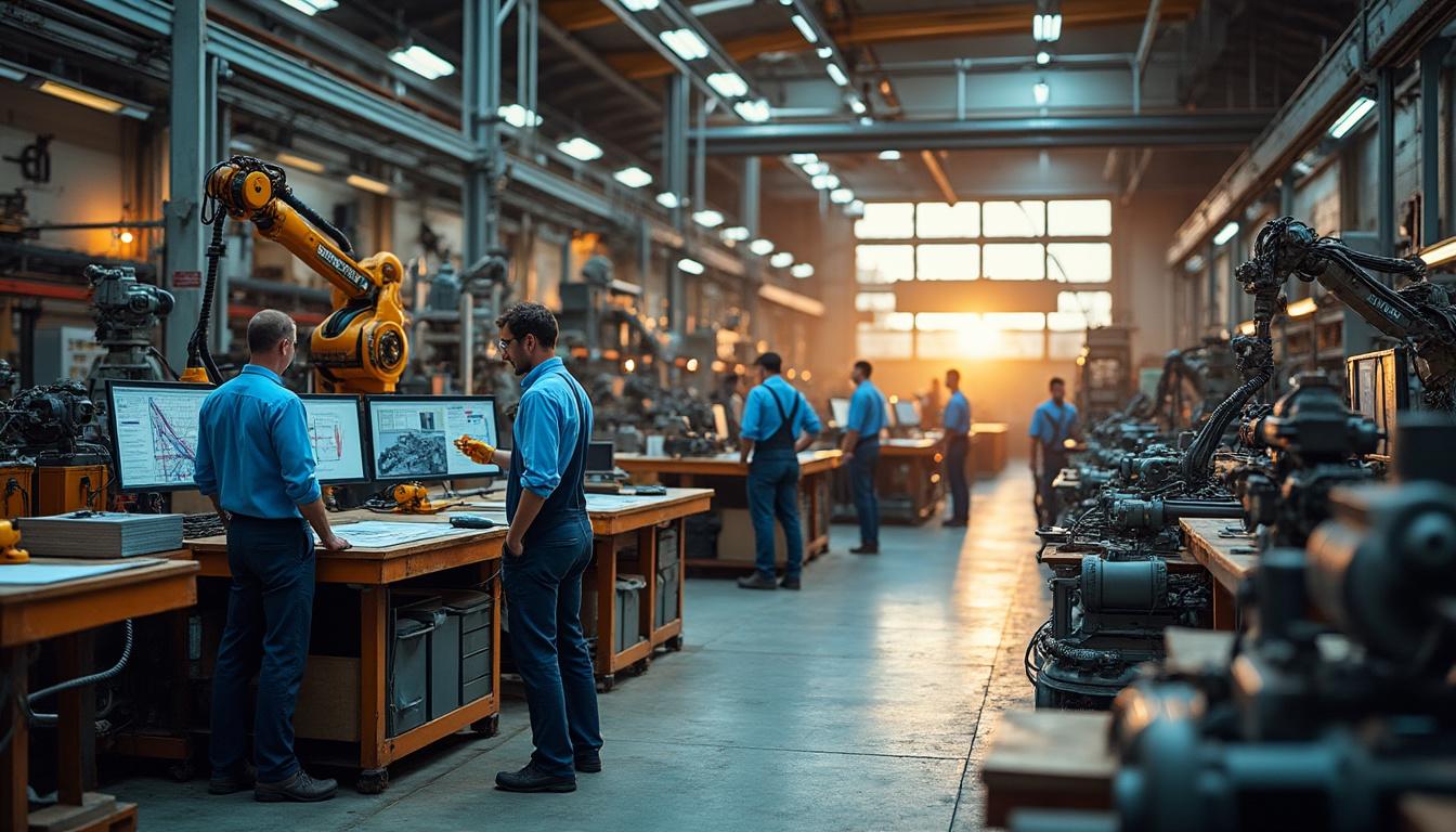 Illustration: Origine et contexte historique de l’industrie 4.0