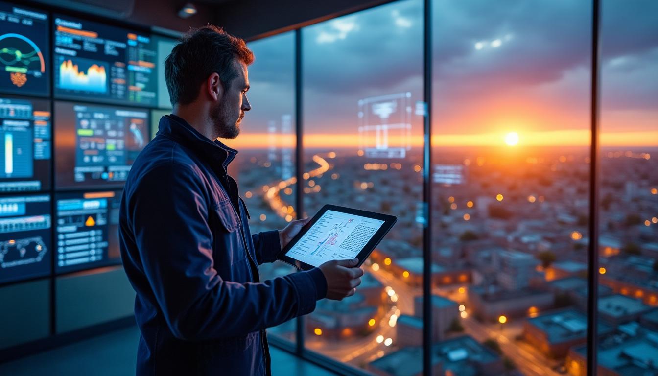 Illustration: Fonctionnement des smart grids dans le réseau électrique actuel