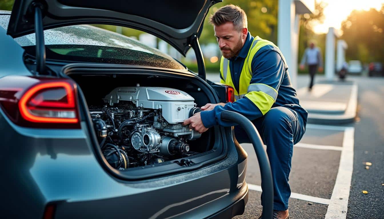 Illustration: Comprendre le fonctionnement de la voiture à hydrogène Kia