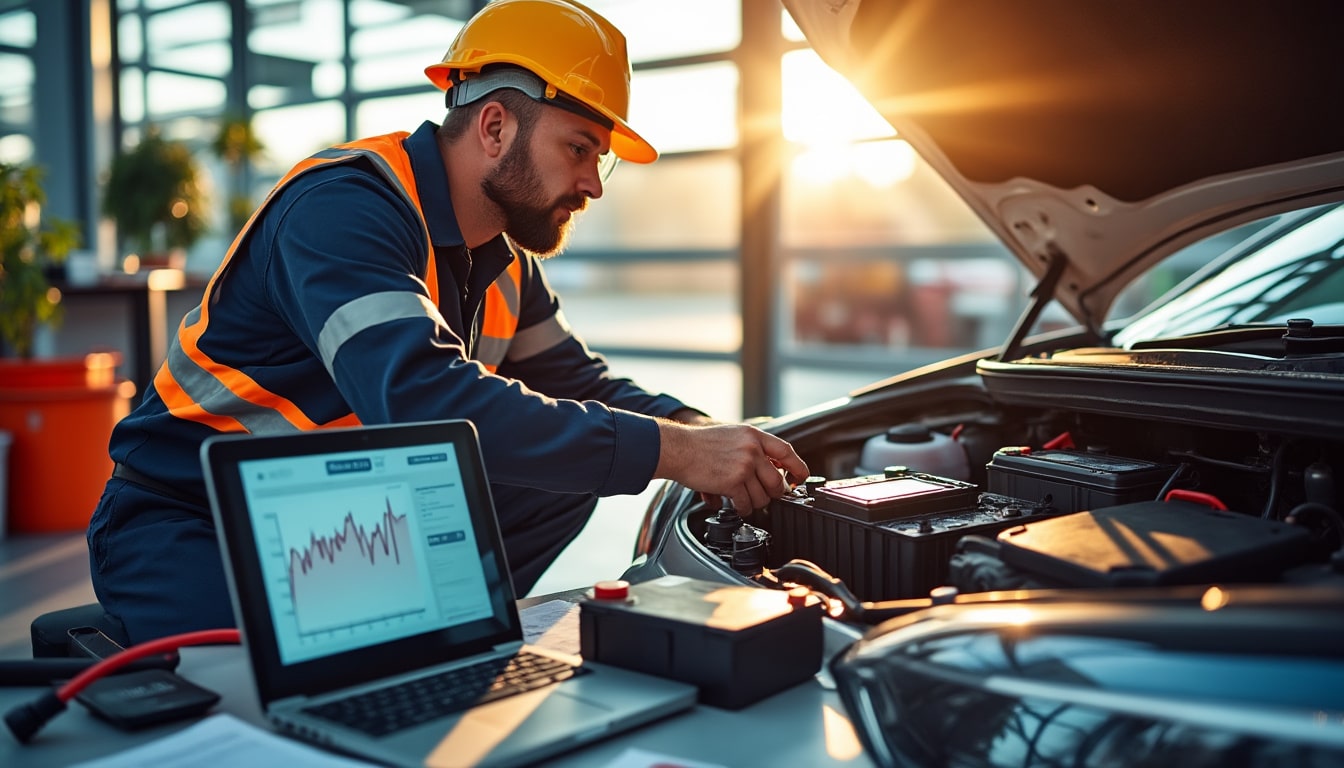 Illustration: Définition de l’amortissement de la batterie d’un véhicule électrique