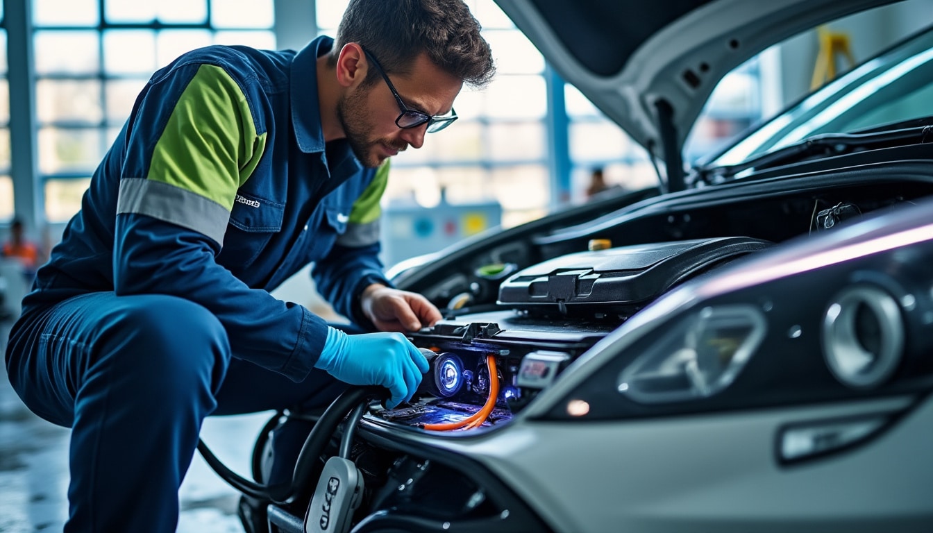 Illustration: Définition et enjeux du contrôle technique d’un véhicule électrique