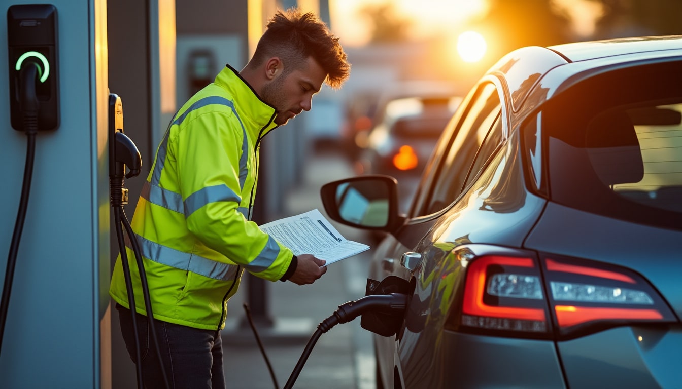 Illustration: Obligations légales et périodicité du contrôle technique d’un véhicule électrique