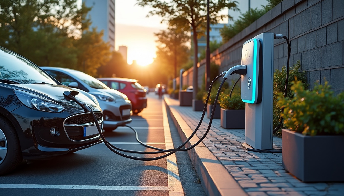 Illustration: Les différents modes de rechargement pour un véhicule électrique