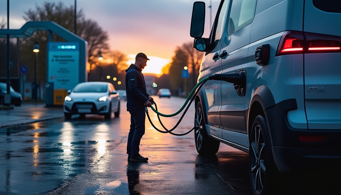 Illustration: Définition et fonctionnement de la voiture à hydrogène – comprendre la technologie derrière ses avantages et inconvénients