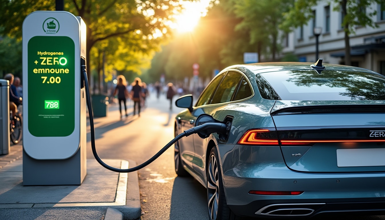 Illustration: Les avantages de la voiture à hydrogène pour une mobilité durable