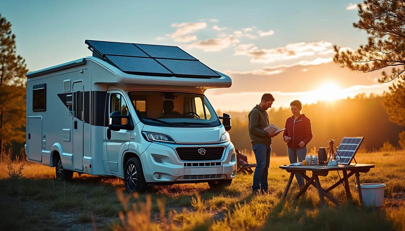 Illustration: Choisir le bon panneau solaire pour son camping-car : guide et critères essentiels