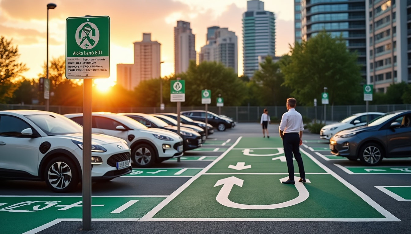 Illustration: Comprendre la réglementation du stationnement des véhicules électriques : définitions clés et contexte