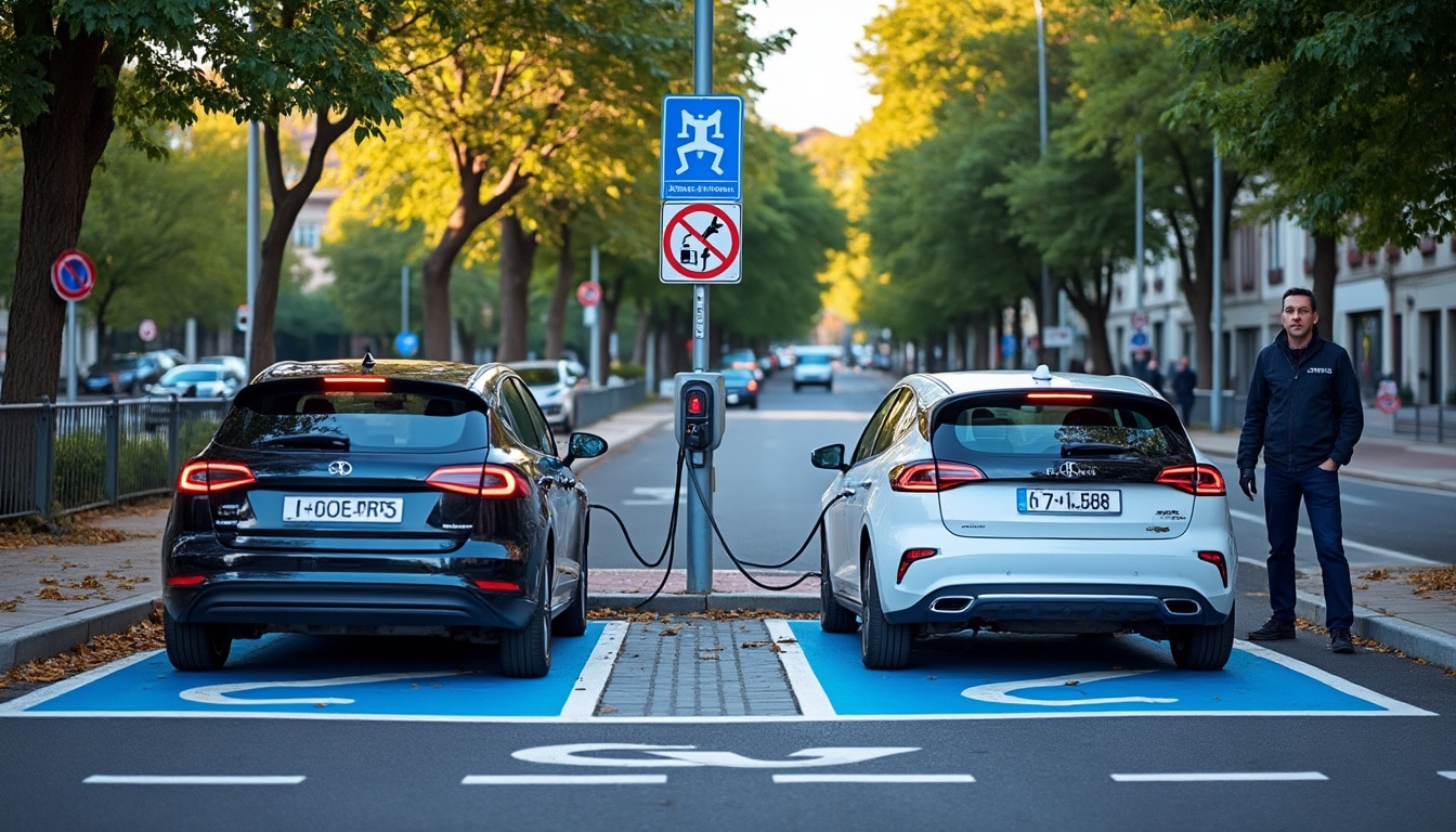 Illustration: Les principales lois et textes pour le stationnement des véhicules électriques en France