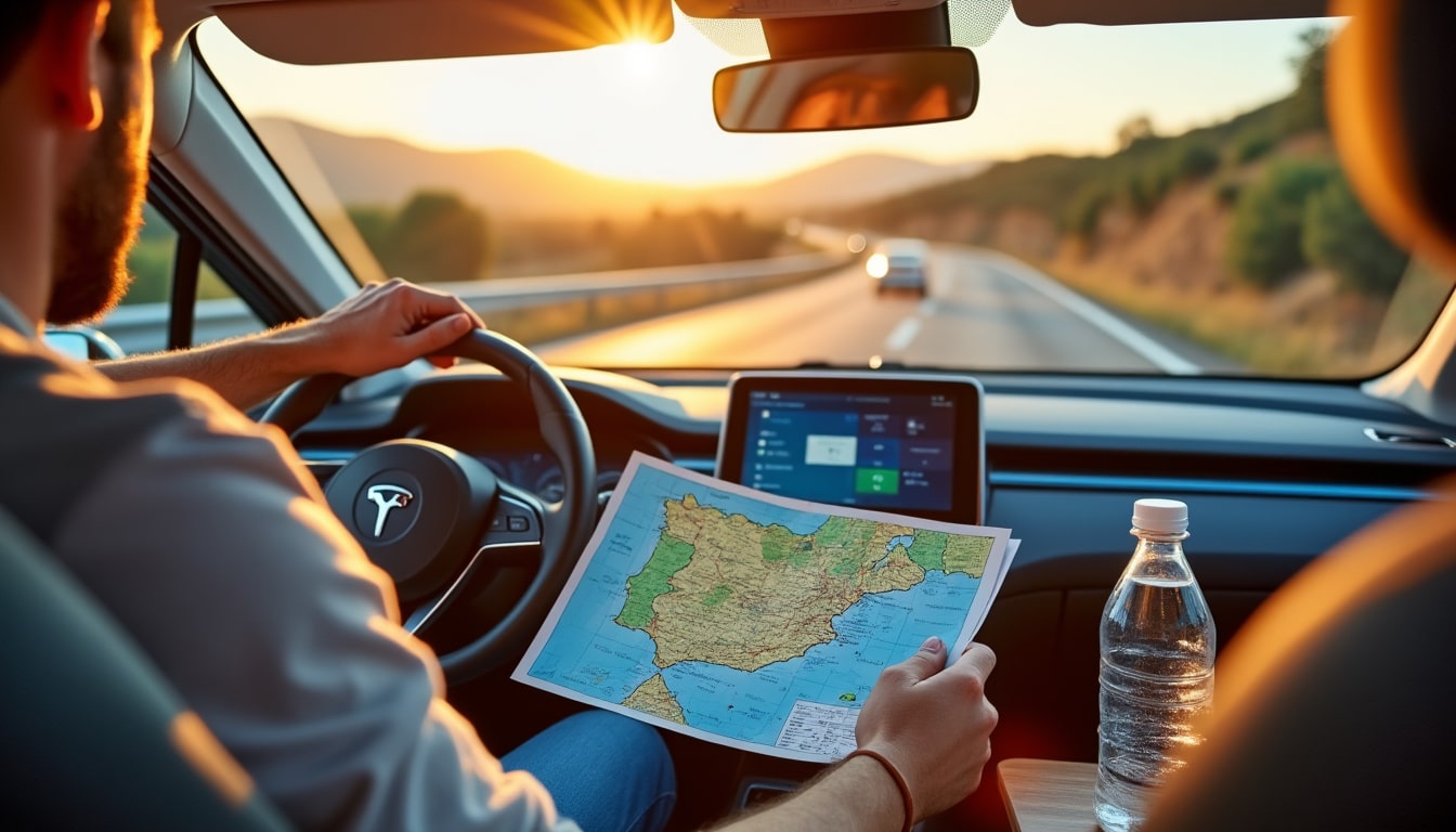 Illustration: Voyager et conduire un véhicule électrique en Espagne : conseils pratiques