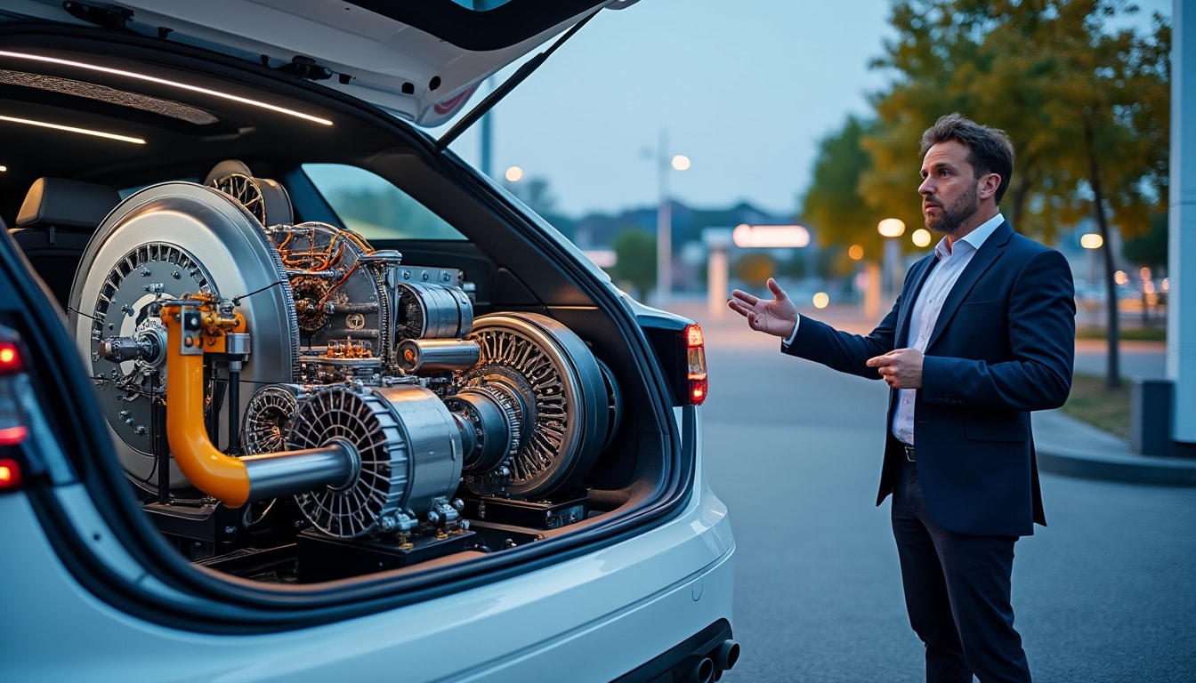 Illustration: Définition et principes de base du fonctionnement d’une voiture à hydrogène