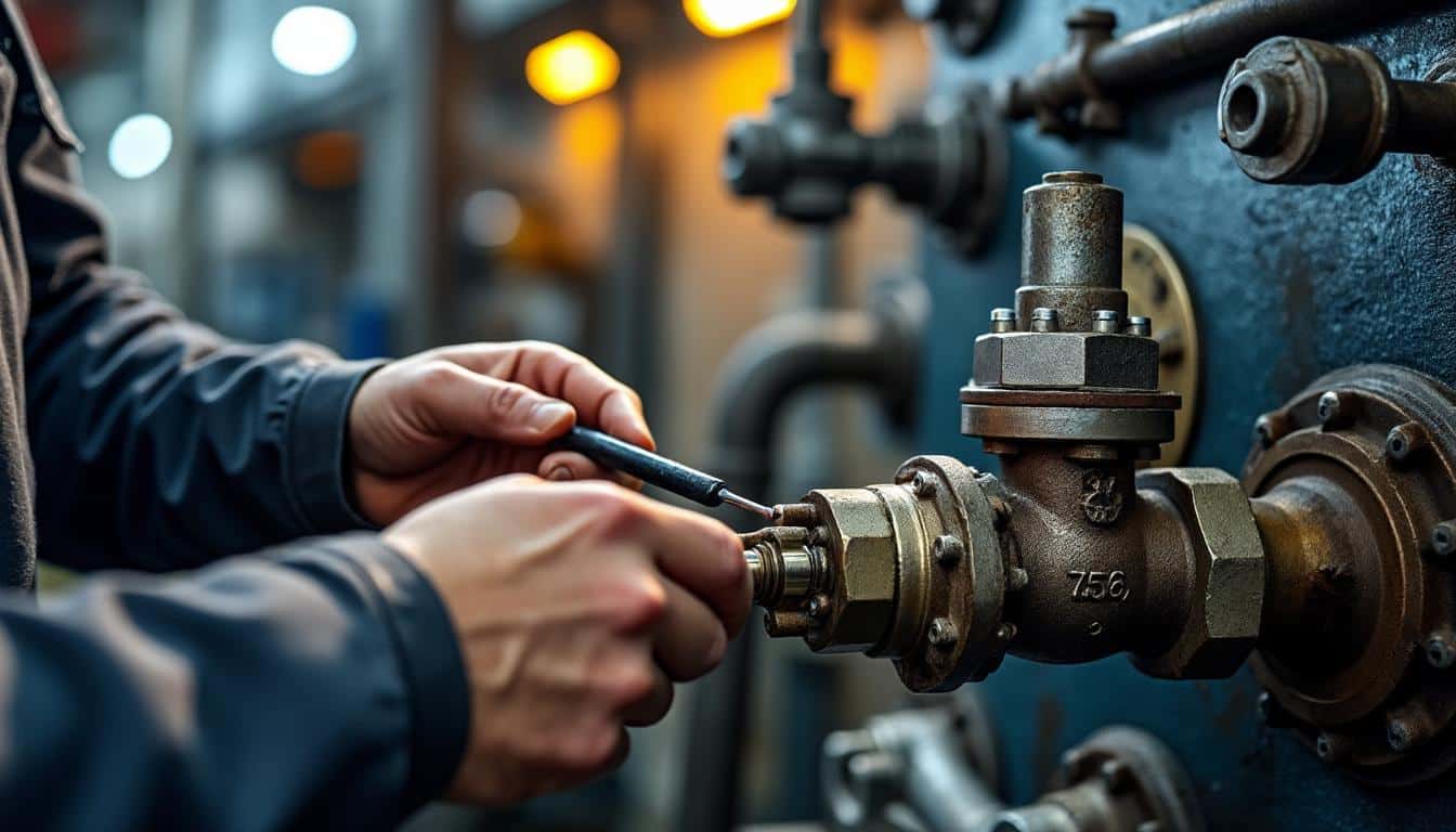 Process de la vapeur avec clapet de retour : prévention du blocage