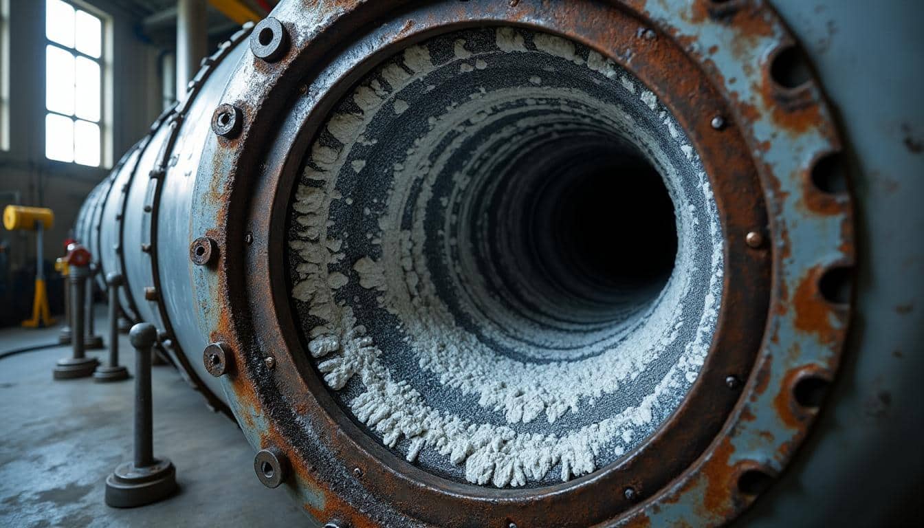 Illustration: Les risques d’entartrage : conséquences réelles sur les échangeurs à vapeur