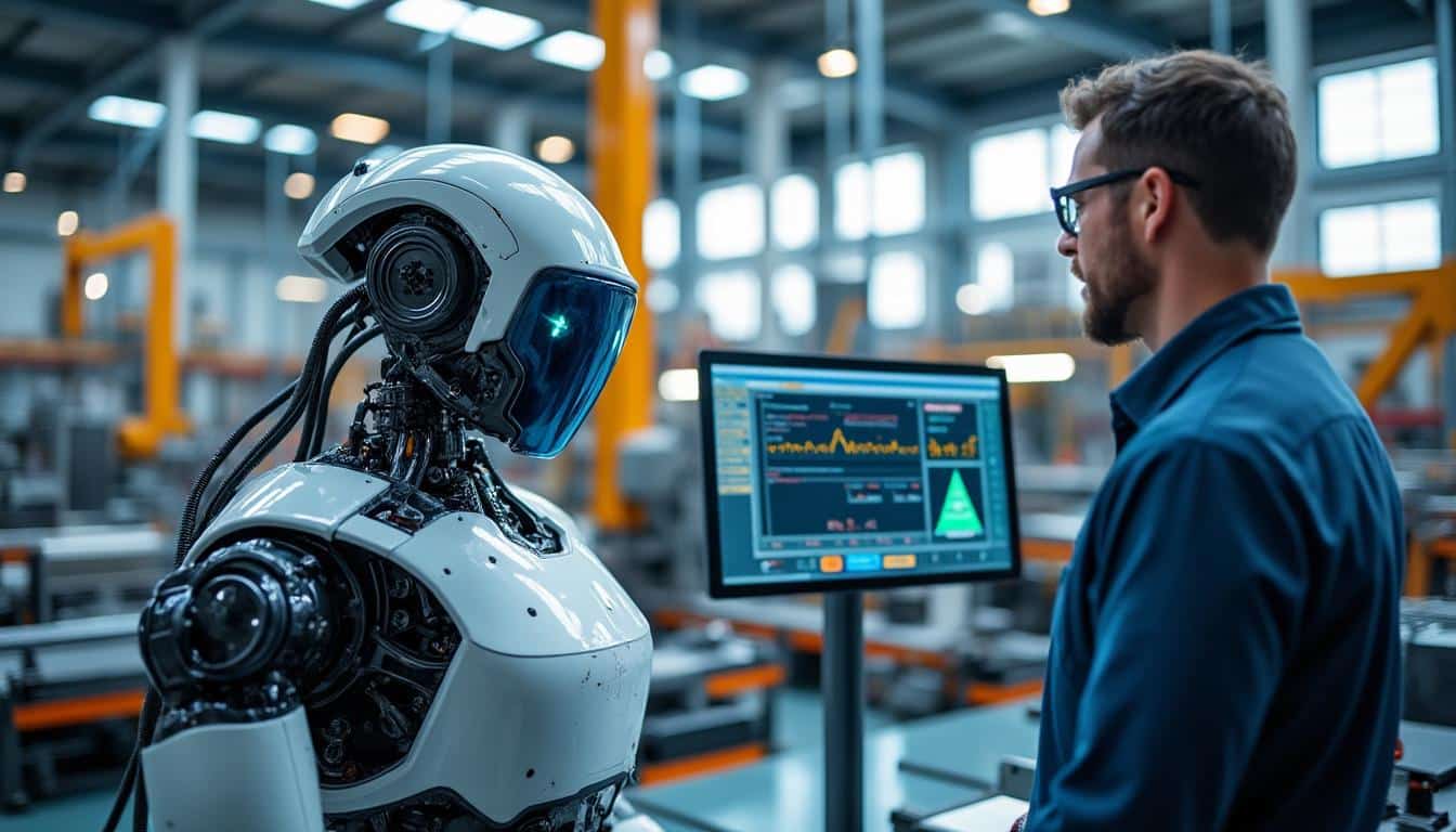 Automate en usine pour la détection de défaillance des capteurs