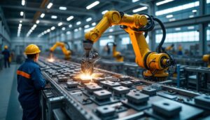 Automate de l’usine pour l’optimisation du cycle de production