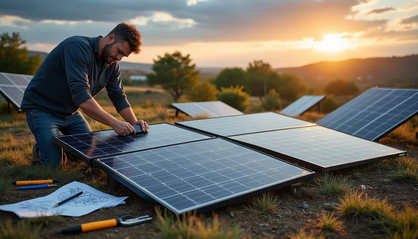 Illustration: Comprendre les dimensions des panneaux solaires et leurs impacts