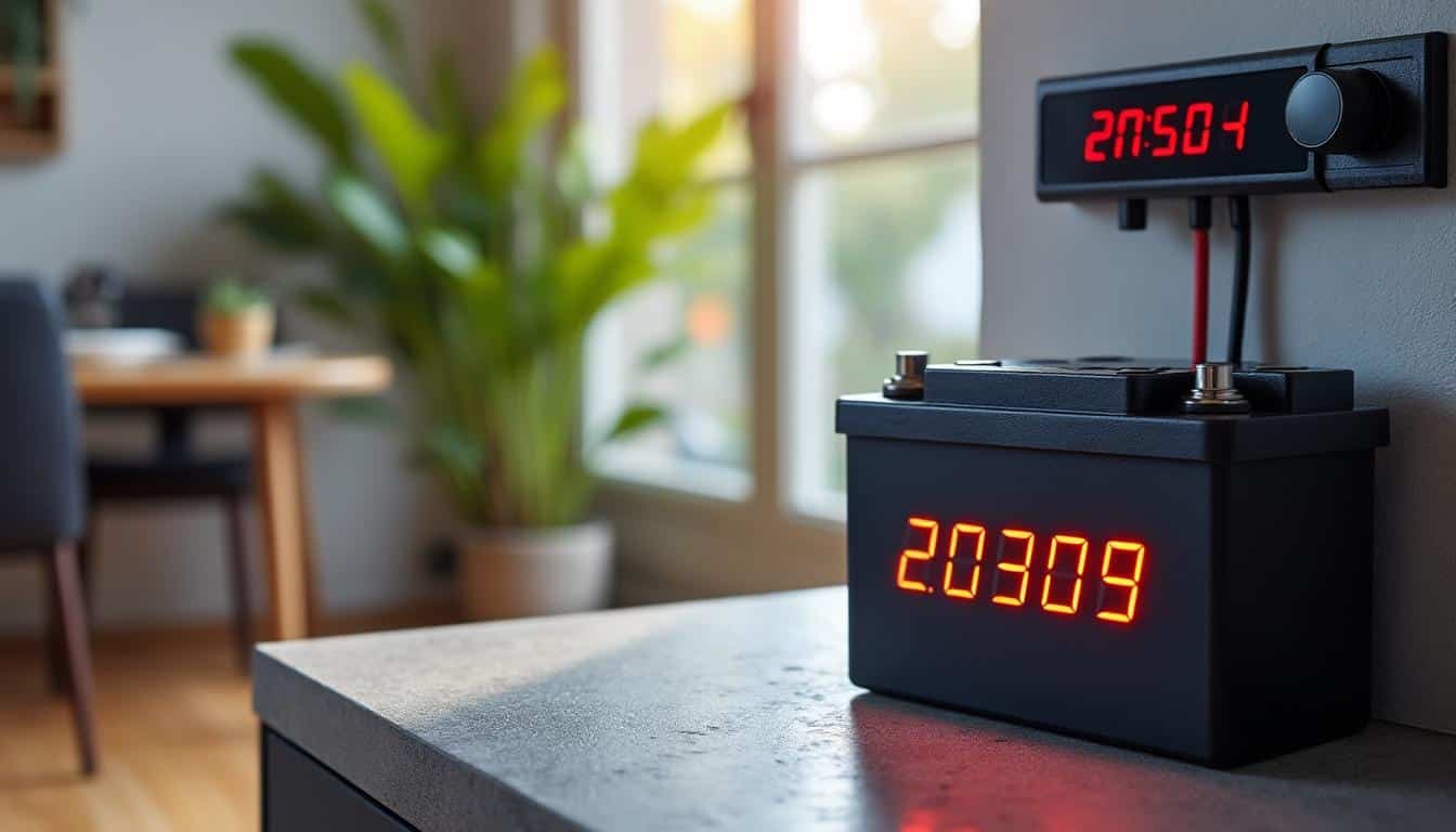 Que faire en cas de température excessive de batterie domotique ?