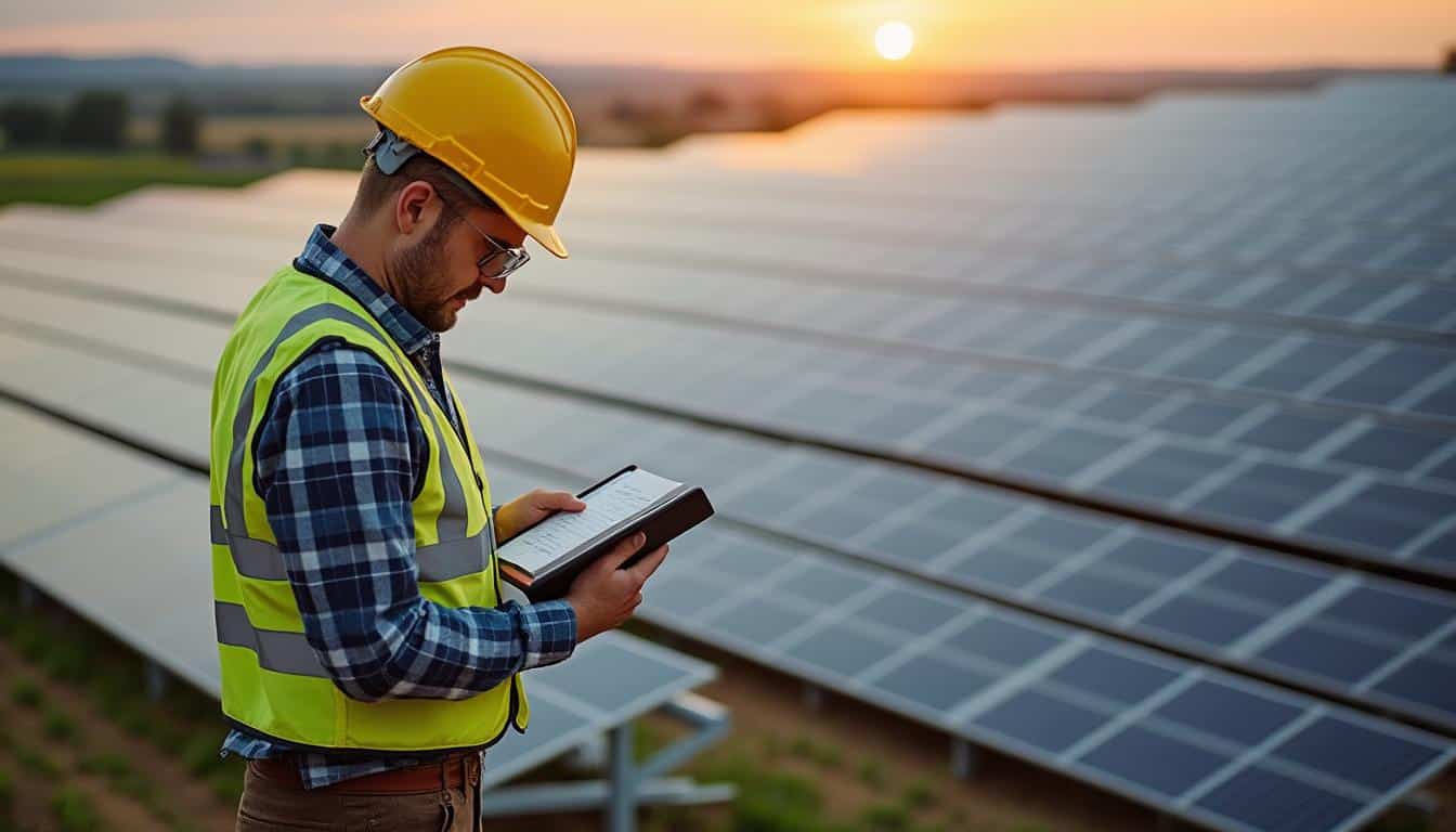 Illustration: Comment estimer la production énergétique d’un hectare de panneaux solaires ?