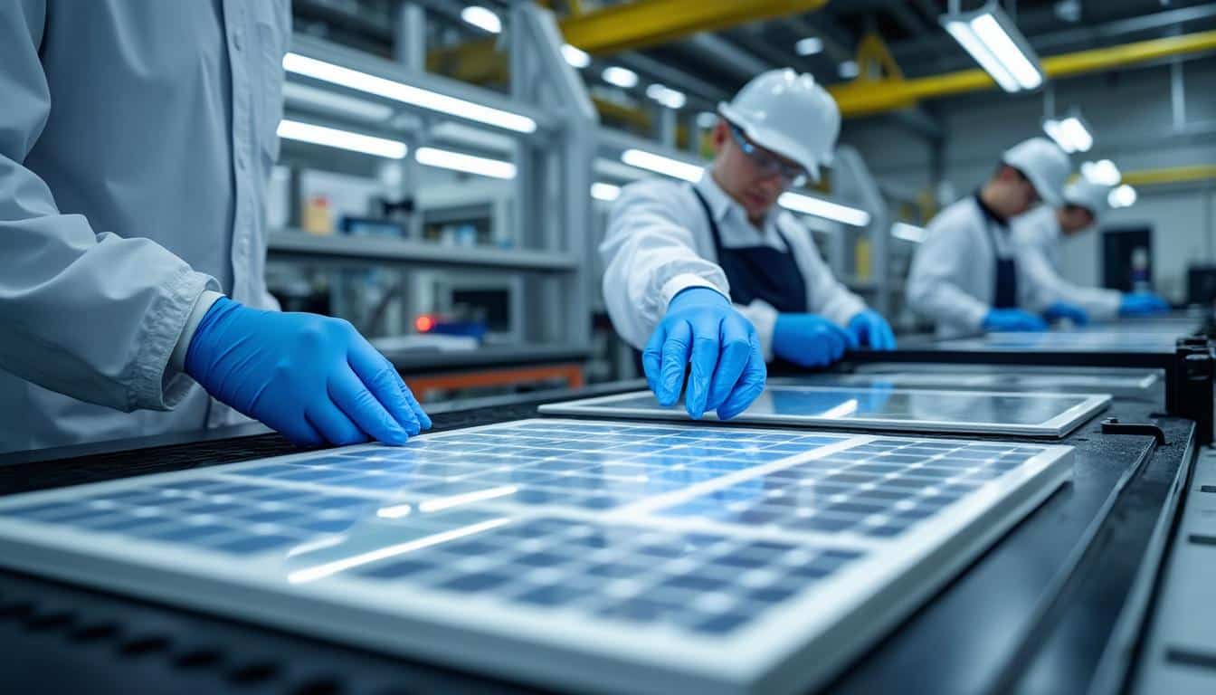 Illustration: Comment se déroule la fabrication des cellules solaires à partir du silicium ?