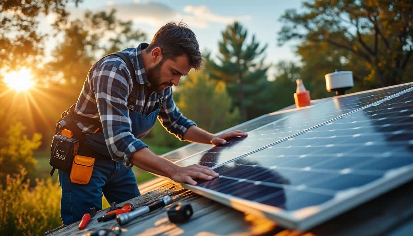 Illustration: Comprendre le fonctionnement d’un panneau solaire pour camping-car