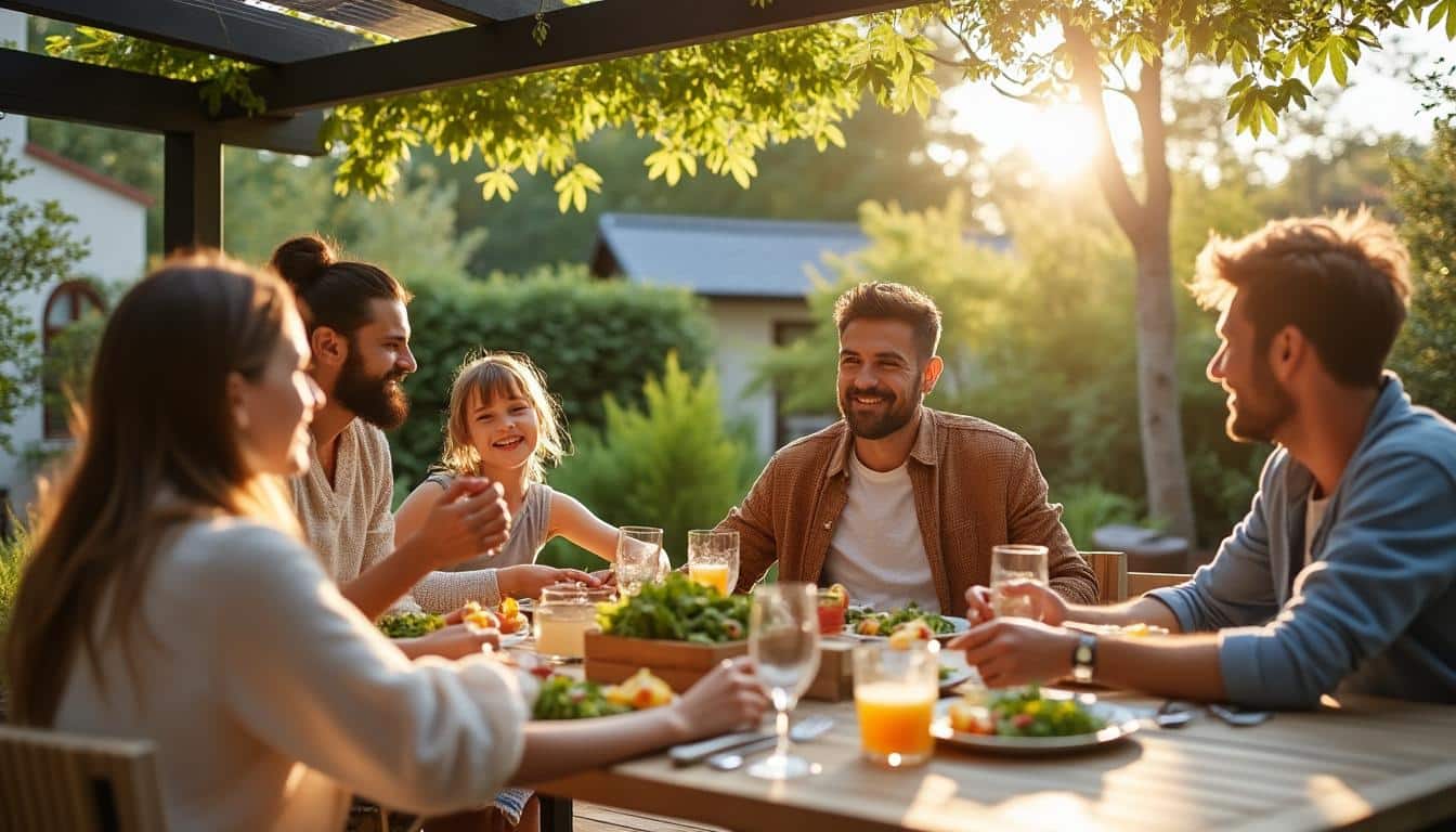 Pergola avec panneaux solaires : espace extérieur écoénergétique