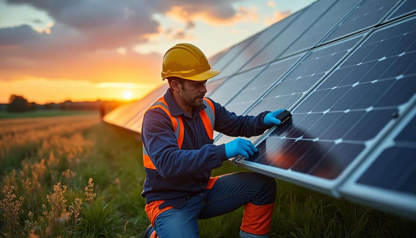 Illustration: Comprendre le rôle du support de panneau solaire orientable dans l’optimisation énergétique