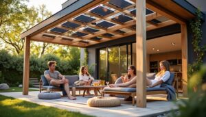 Pergola avec panneau solaire : confort, énergie verte et design