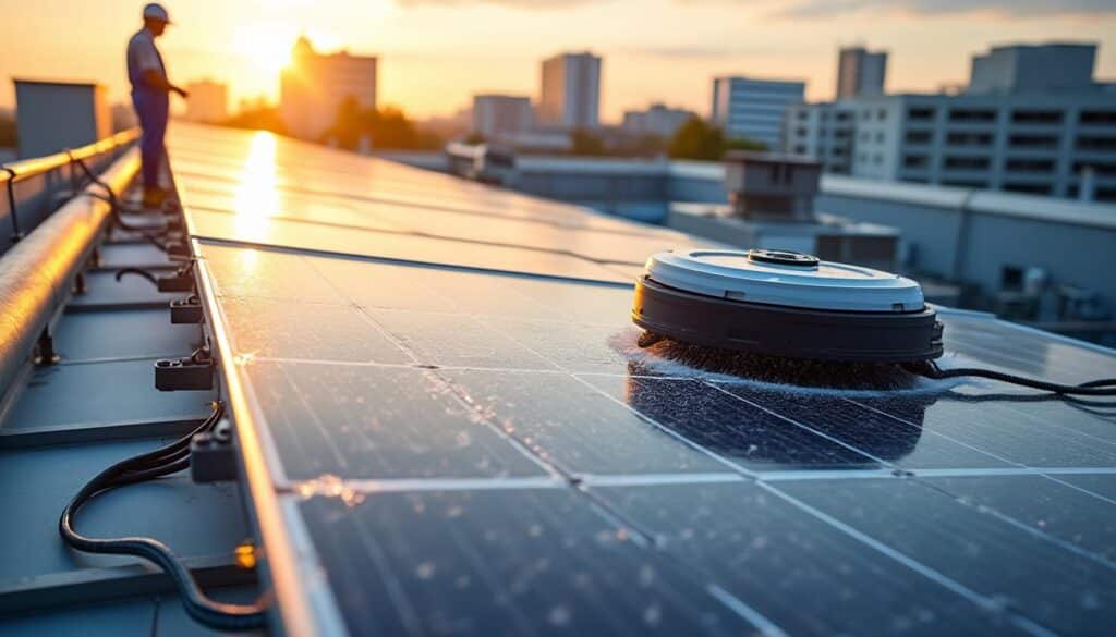 Robot de nettoyage des panneaux solaires : efficacité et économies garanties