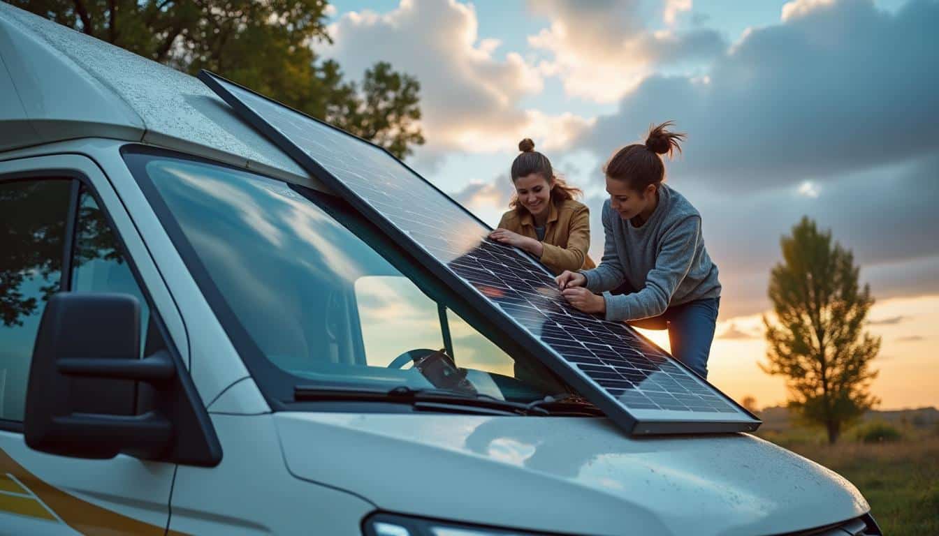 Camping-car panneau solaire installation : guide complet et astuces