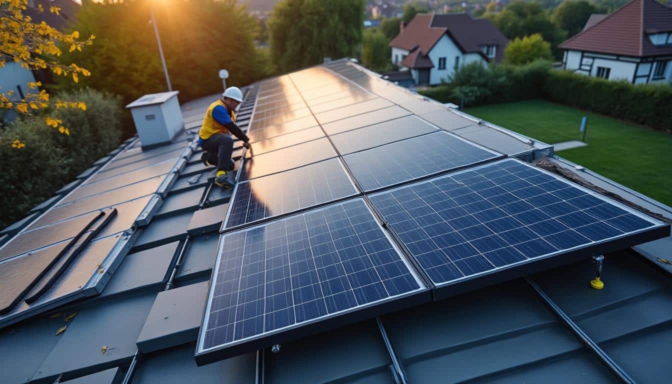 Illustration: Comprendre l’installation photovoltaïque sur une surface de 100 m²