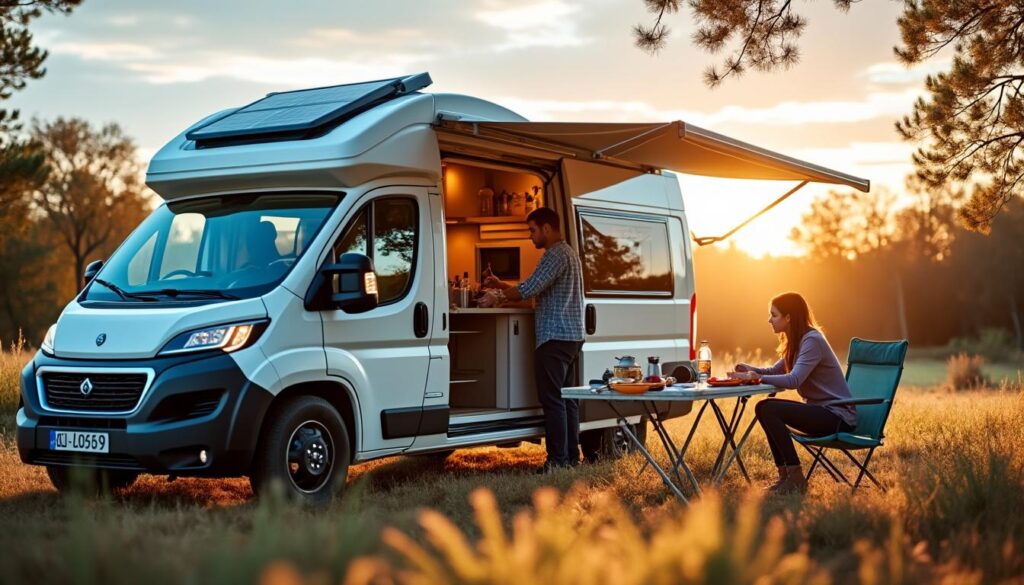 Panneau solaire pour camping-car : installation facile et autonomie garantie