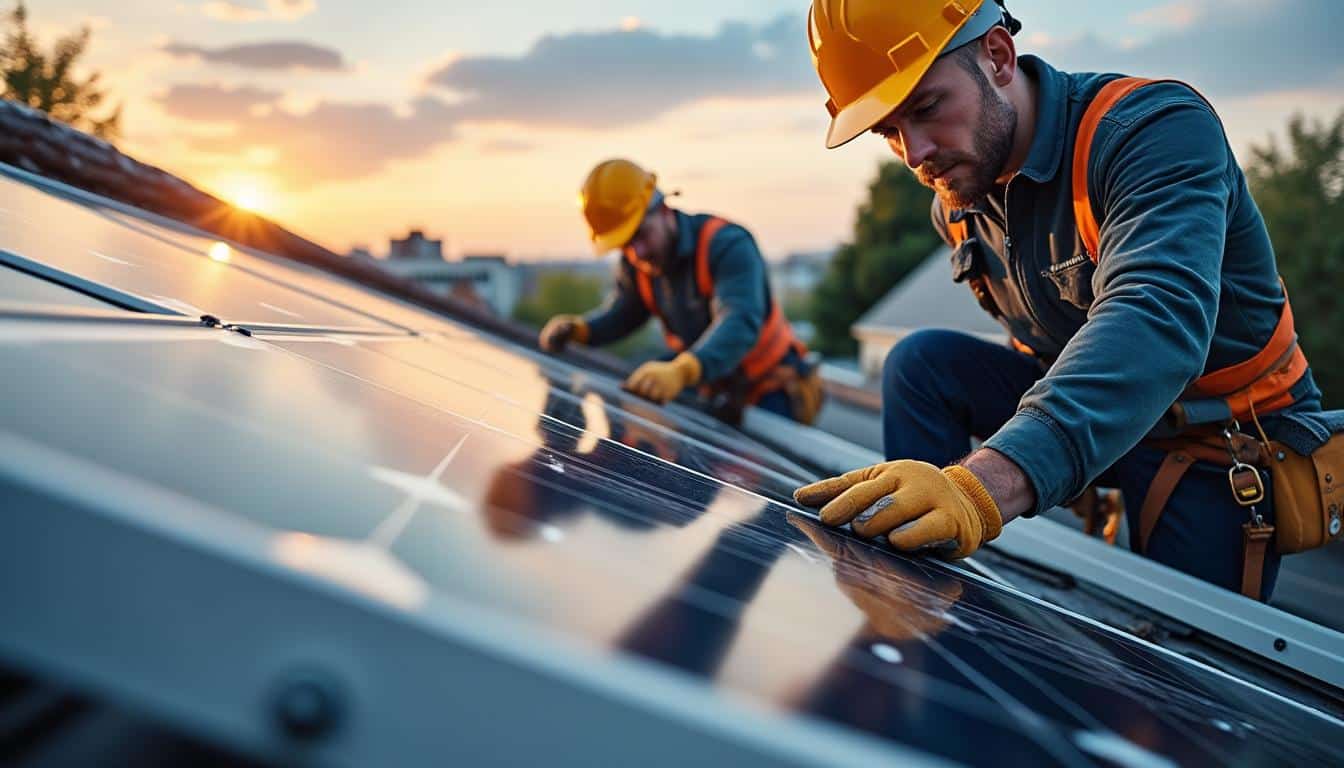 Illustration: Comprendre les panneaux solaires adaptés aux toits plats