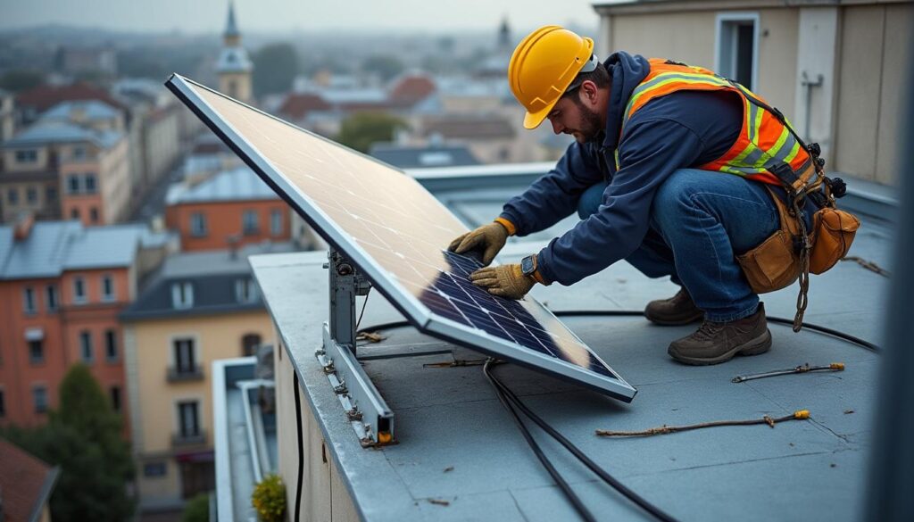 Support de panneau solaire toit plat : guide complet et conseils