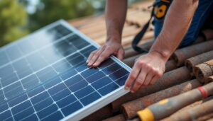 Fixation de panneaux solaires sur tuile : guide complet et conseils