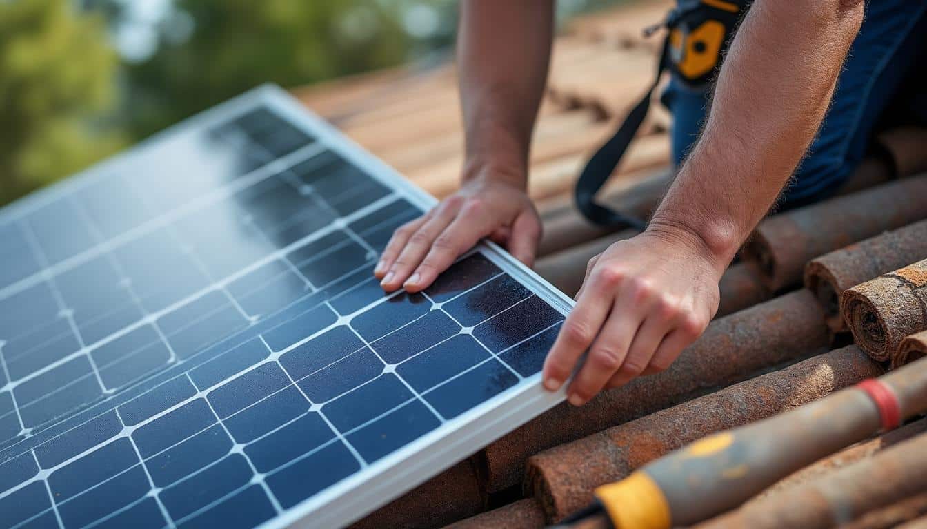 Fixation de panneaux solaires sur tuile : guide complet et conseils