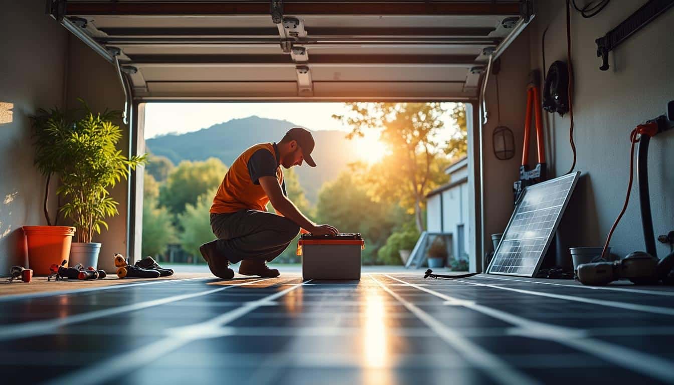 Illustration: Comprendre le fonctionnement d’un système solaire avec batterie