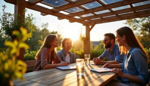 Pergola avec panneaux solaires : alliez ombre et énergie propre