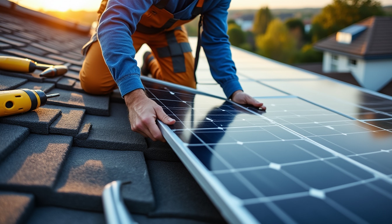 Illustration: Comprendre le poids d’un panneau solaire : définition et enjeux