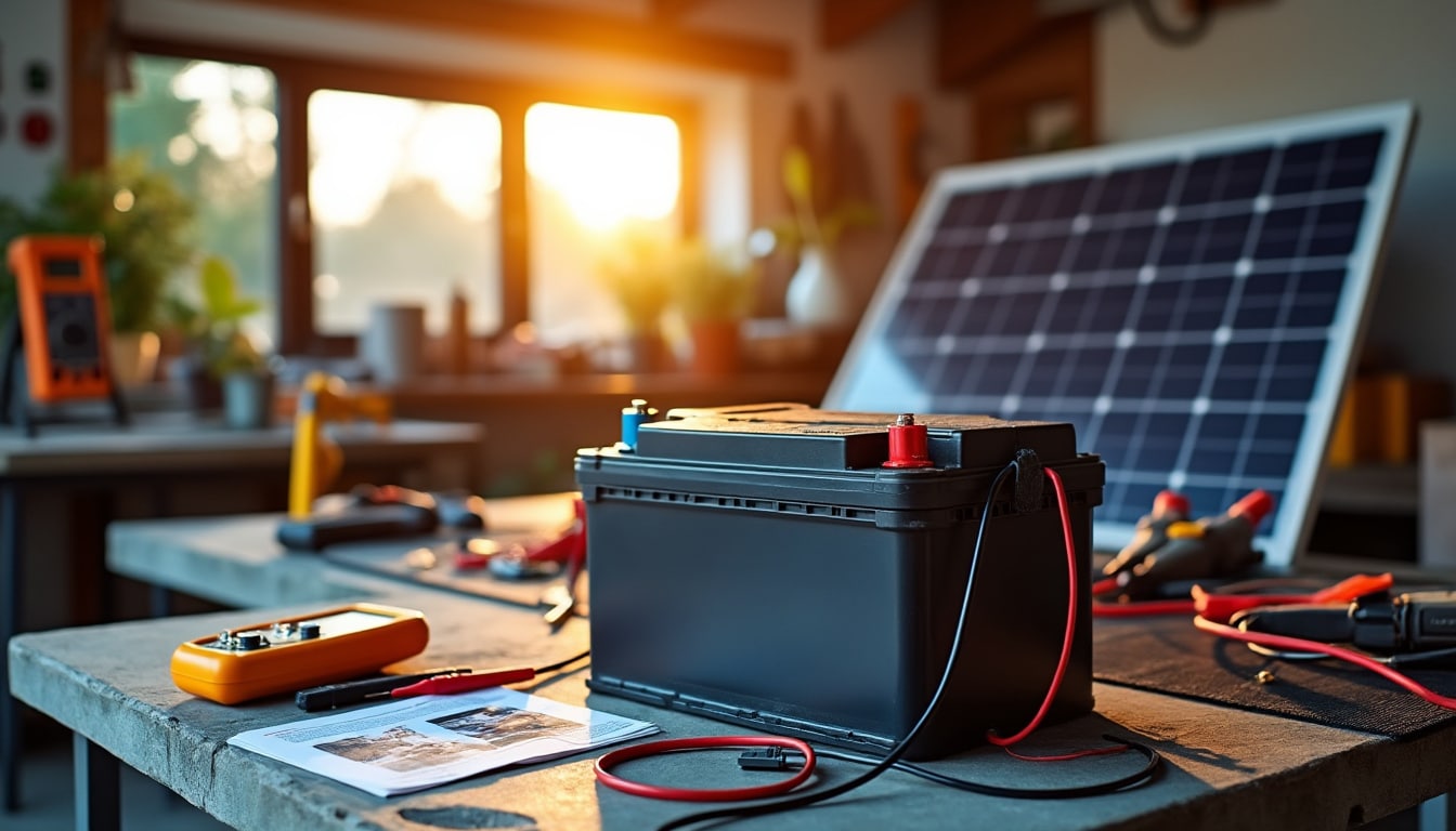 Illustration: Comprendre les spécificités d’une batterie 12V 200Ah pour une recharge adaptée