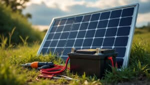 Quel panneau solaire pour recharger une batterie 12V 200Ah efficacement