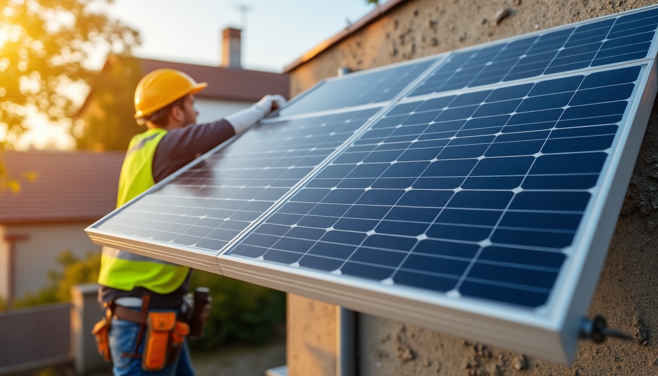 Illustration: Comprendre les bases d’un support mural pour panneaux solaires