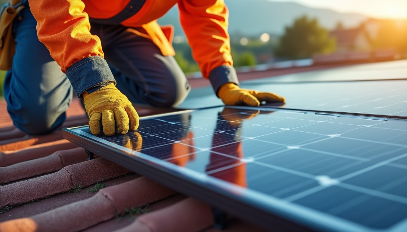 Fixation de panneau solaire sur tuile : guide complet et conseils