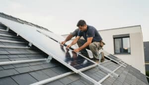 Fixer des panneaux solaires sur une toiture en ardoise