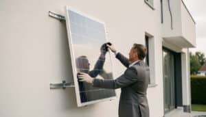 Panneau solaire sur mur vertical : pose, atouts et choix