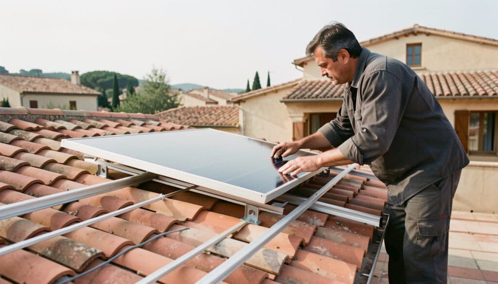Fixer un panneau solaire sur tuile romane sans erreur