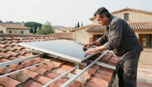 Fixer un panneau solaire sur tuile romane sans erreur